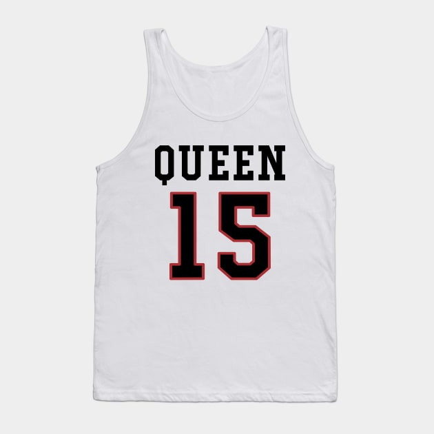 15th Birthday Gift Slab Queen 15 Tank Top by Havous